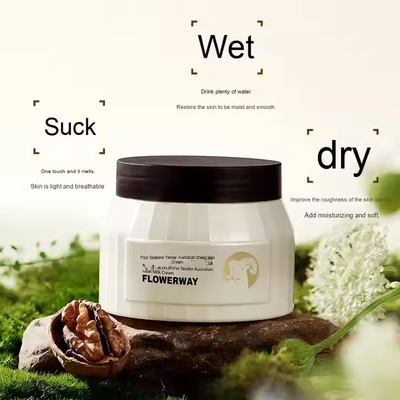 ODM / OEM حليب الماعز الجوهر كريم الوجه & مستحضر مرطب ومضيئة المنتج
