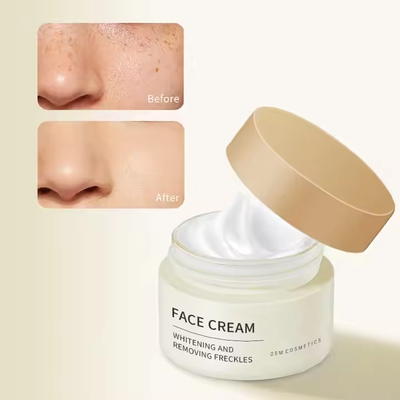 Fabrique de soins de la peau Logo personnalisé 30g 50g Crème faciale blanchissante contre les rides