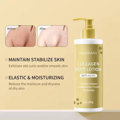 Crema Corpo Personalizzata Lenitiva Sbiancante 300g Idratante Anti-età con Collagene