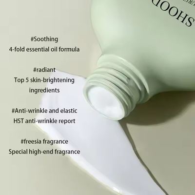 Losion Tubuh Anti-Kerut Pelembap Dalam Organik Mencerahkan Melembapkan Niacinamide Mengencangkan Kulit Tubuh Kering