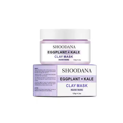 Máscara Facial de Argila Herbal para Limpeza, Suavização, Nutrição e Clareamento