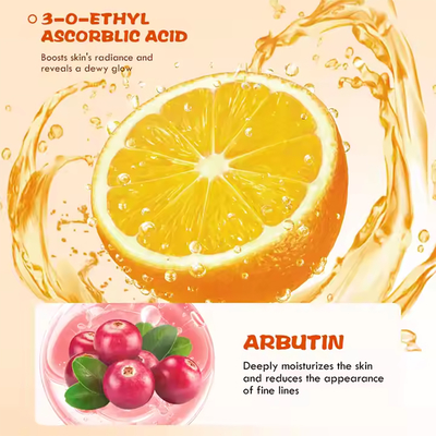 Yeni Gelenler Vitamin C & Arbutin Gece Yüz Maskesi Aydınlatıcı Gece Yüz Maskesi Kırışıklık Karşıtı Nemlendirici Vitamin C Yüz Maskesi