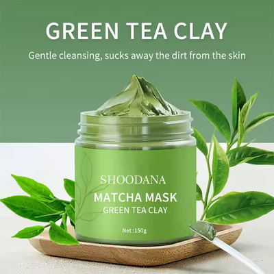 Fabryka do pielęgnacji skóry twarzy Logo na zamówienie Matcha Mud Clay Mask 150g Koreański Organic Green Tea Clay Mask Private Label
