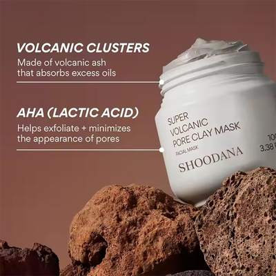 スーパーヴォルカニック ポア クレイマスク 韓国 毛穴クレンジングクレイマスク 火山クラスターとAHA配合 韓国スキンケア 美容