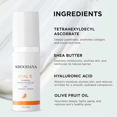 Kurkuma Groothandel Gezichtsverzuiverende Crème Italiaanse Witte Gezichtscrème Gezichtslotion Collageen VITAL C Hydraterende Intensieve Hydraterende Crème