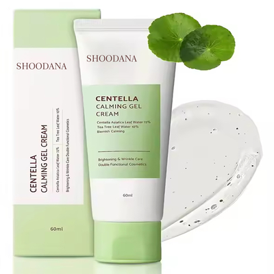Private Label Vegan Lichtgewicht Gezichtscrème & Lotion Centella Asiatica Extract Gel Kalmerende Gel Crème