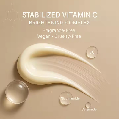 Fabrikant Vegan Face Lotion met rijstextract vochtinbrengende, ophelderende, anti-krakende formule voor gladde en gelijkmatige huid