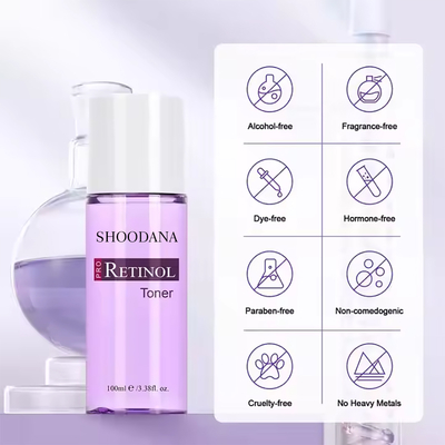 Neutriherbs Formula dolce Anti-rughe idratante levigante Logo personalizzato Retinolo tonico facciale