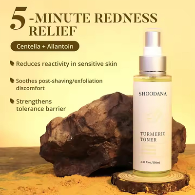 Protezione della pelle a marchio privato Spray di nebbia per il viso Calmante idratante lenitivo per il viso Vitamina C Curcuma tonificante della pelle