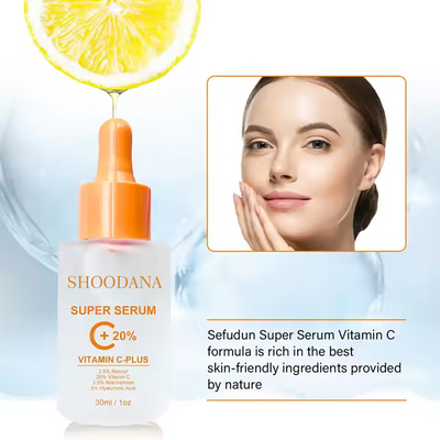 Logo personalizzato Siero viso Anti-invecchiamento Idratante cura della pelle Vitamina C Siero viso
