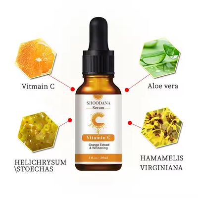 Hurtowa sprzedaż darmowych próbek Kwas niacynamidowy Twarz Witamina C Serum przeciwstarzeniowe Dostawca do skóry