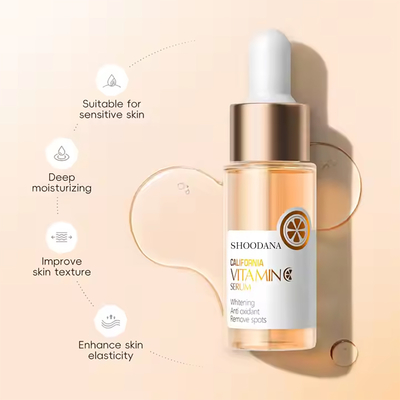 Heiß verkauftes Gesichtspflege-Serum Schönheitsserum Vitamin C-Beleuchtungsserum mit Vitamin E Hyaluronsäure-Serum für das Gesicht