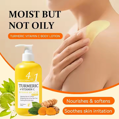 Zerdeçal C Vitamini Beyazlatıcı Vücut Losyonu Akne Karşıtı Nemlendirici Beyazlatıcı Vücut Losyonu Kadınlar İçin C Vitamini Retinol Vücut Losyonu
