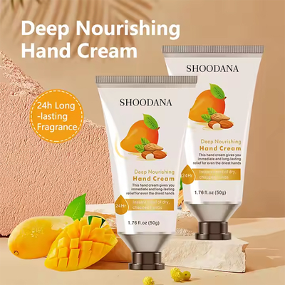 Biologische Mango Amandel Verlichting Creme voor Vrouwen Vegan Whitening Lotion voor Handen Voeten Huidverzorging Voedend Hydraterend