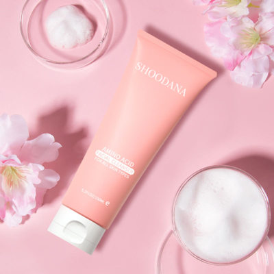 Private Label Face Cleansing Foaming Face Cleanser With Amino Acid Hydrating for Face 