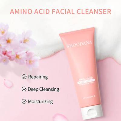 Private Label Face Cleansing Foaming Face Cleanser With Amino Acid Hydrating for Face 