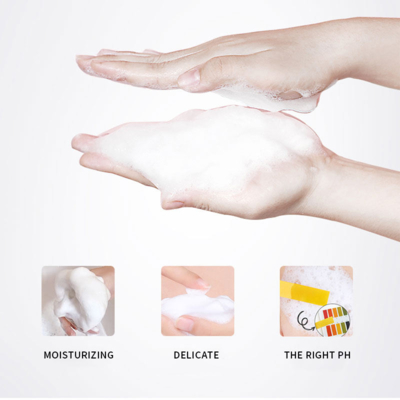 Private Label Face Cleansing Foaming Face Cleanser With Amino Acid Hydrating for Face 