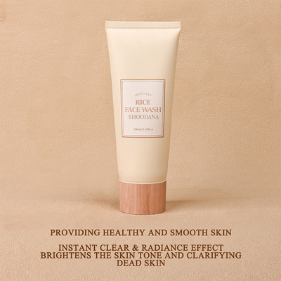 Skin Care Rice Whitening Face Wash Brightening Lightening Face Wash Facial Cleanser