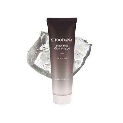 Black Rice Cleansing Gel Face Wash Oil Foaming Mousse Deep Cleansing Shrinking Pores Nourishing
