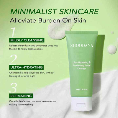 Private Label Nourishing Deep Cleansing Moisturizing Green Tea Seed Oil Cleansing Balm Cleanser for Face