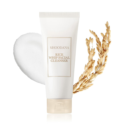 Natural Rice Whip Organic Soothing Moisturizing Foaming Deep Cleansing Whitening Face Wash