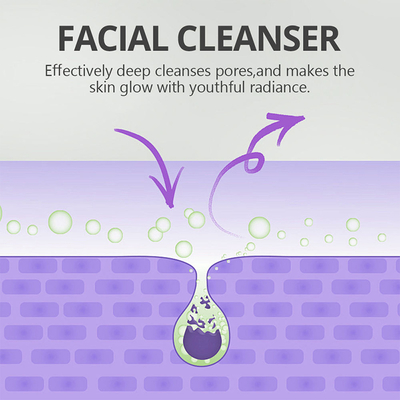 Private Label Organic Makeup Remover Face Wash Collagen Facial Cleanser Foam Vegan Cleanser