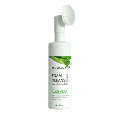 Natural Organic Face Wash Anti Aging Whitening Deep Cleansing Vitamin C Aloe Vera Foaming Facial Cleanser