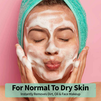 Natural Organic Face Wash Anti Aging Whitening Deep Cleansing Vitamin C Aloe Vera Foaming Facial Cleanser