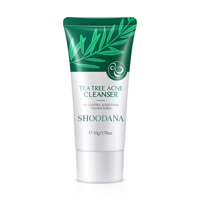 Tea Tree Acne Foam Facial Cleanser Deep Cleansing Brightening Whitening Acne Skin