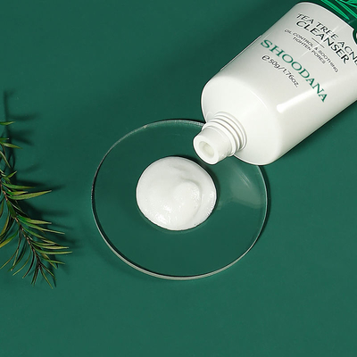 Tea Tree Acne Foam Facial Cleanser Deep Cleansing Brightening Whitening Acne Skin