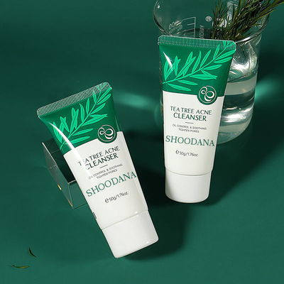 Tea Tree Acne Foam Facial Cleanser Deep Cleansing Brightening Whitening Acne Skin