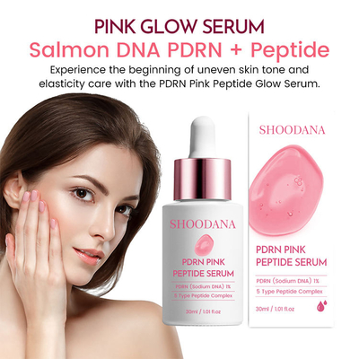 Private Label Organic Skin Care Facial Whitening Anti Aging Vitamin C Serum for Face With Pdrn Pink Peptide