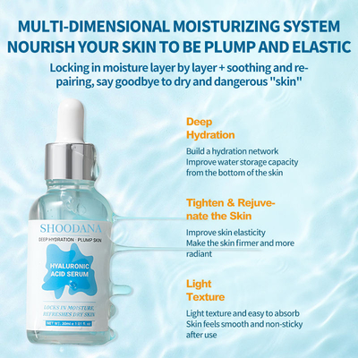 Private Label Collagen Hyaluronic Acid Whitening Brightening Vitamin C Serum for Skin
