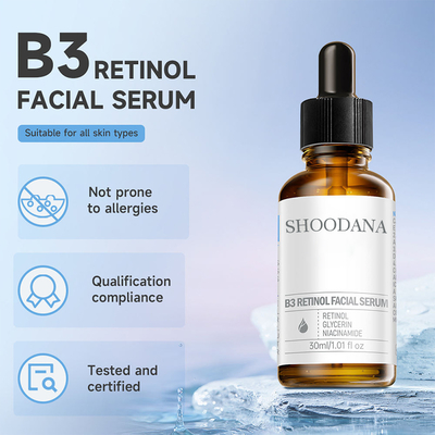 Private Label Skin Care Facial Serum Whitening VC with Hyaluronic Acid & Vitamin B3