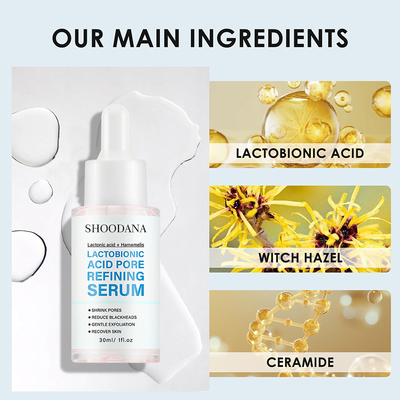 Organic Whitening Dark Spot Brightening Lactobionic Acid Serum Anti Aging Anti Wrinkle Face Serum