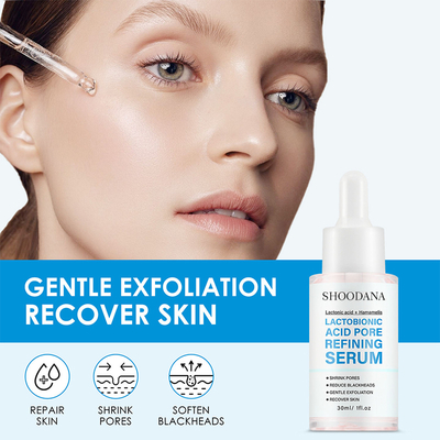 Organic Whitening Dark Spot Brightening Lactobionic Acid Serum Anti Aging Anti Wrinkle Face Serum