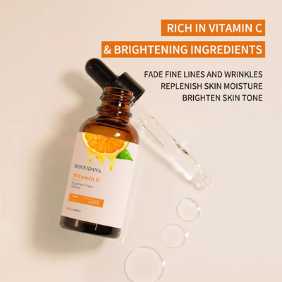Natural Organic Beauty Skin Care Whitening Anti Aging Wrinkle Private Label Facial Face Hyaluronic Acid Vitamin C Serum
