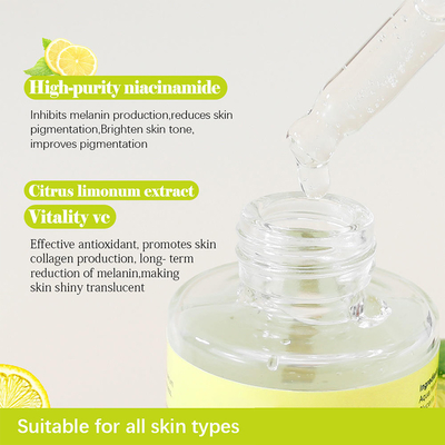High Quality Anti Aging Vitamin E Facial Serum for Face Skin Care Green Lemon Vitamin C Serum