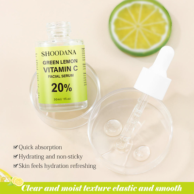 High Quality Anti Aging Vitamin E Facial Serum for Face Skin Care Green Lemon Vitamin C Serum