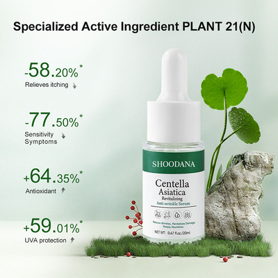 Private Label Beauty Centella Asiatica Organic Dark Spot Lift Lightening Glowing Firming Face Anti Wrinkle Aging Serum