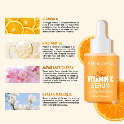 Vitamin C Serum Skin Care Hyaluronic Amino Acid Vitamin E Face Serum Moisturizer