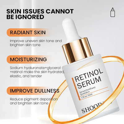 Anti-Aging Whitening Facial Serum with Retinol Vitamin C Hyaluronic Acid for Skin Care