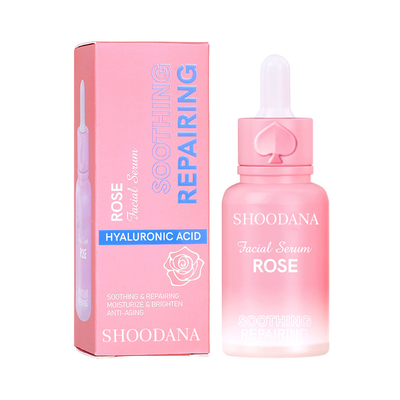 Private Label Anti-Aging Rose Face Serum Moisturizer Anti-Wrinkle Firm Tightening for Skincare 