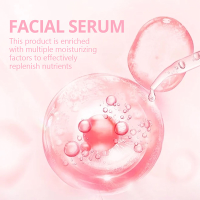 Private Label Anti-Aging Rose Face Serum Moisturizer Anti-Wrinkle Firm Tightening for Skincare 