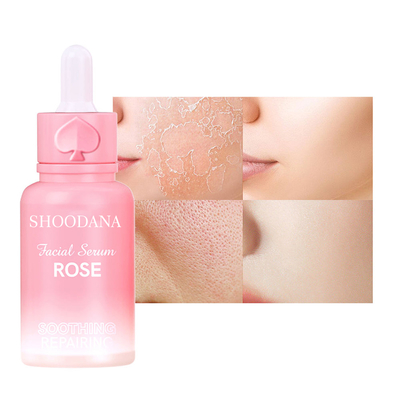 Private Label Anti-Aging Rose Face Serum Moisturizer Anti-Wrinkle Firm Tightening for Skincare 