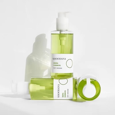 Private Label Organic Mung Bean Pore Deep Cleansing Face Oil Vegan Eye Makeup Remover Balm Liquid Oil Makeup Remover