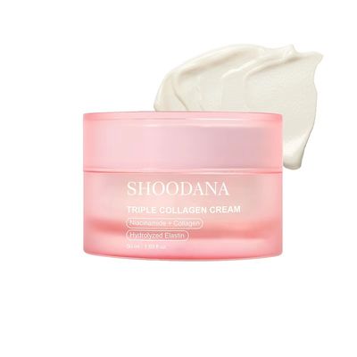 OEM ODM Organic Vegan Triple Collagen Firm Repair Cream Facial Moisturizer for Dry Skin Deep Hydrating Shea Butter Retinol