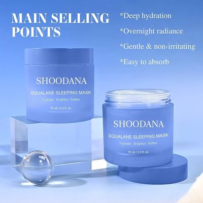 OEM ODM Gentle Nature Aqua Squalane Probiotic Overnight Skin Radiance Facial Sleeping Deep Moisturizing Nourishing Cream
