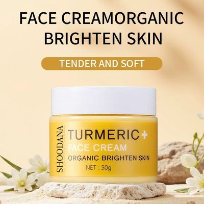 Turmeric Face Cream & Lotion Moisturizing and Repairing Skincare Product Custom Contract Manufacturing