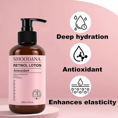 Vegan Herbal Body Lotion with Vitamin C Collagen Retinol Moisturizing Cream for Reduced Wrinkles Fine Lines Skin Care Essential
